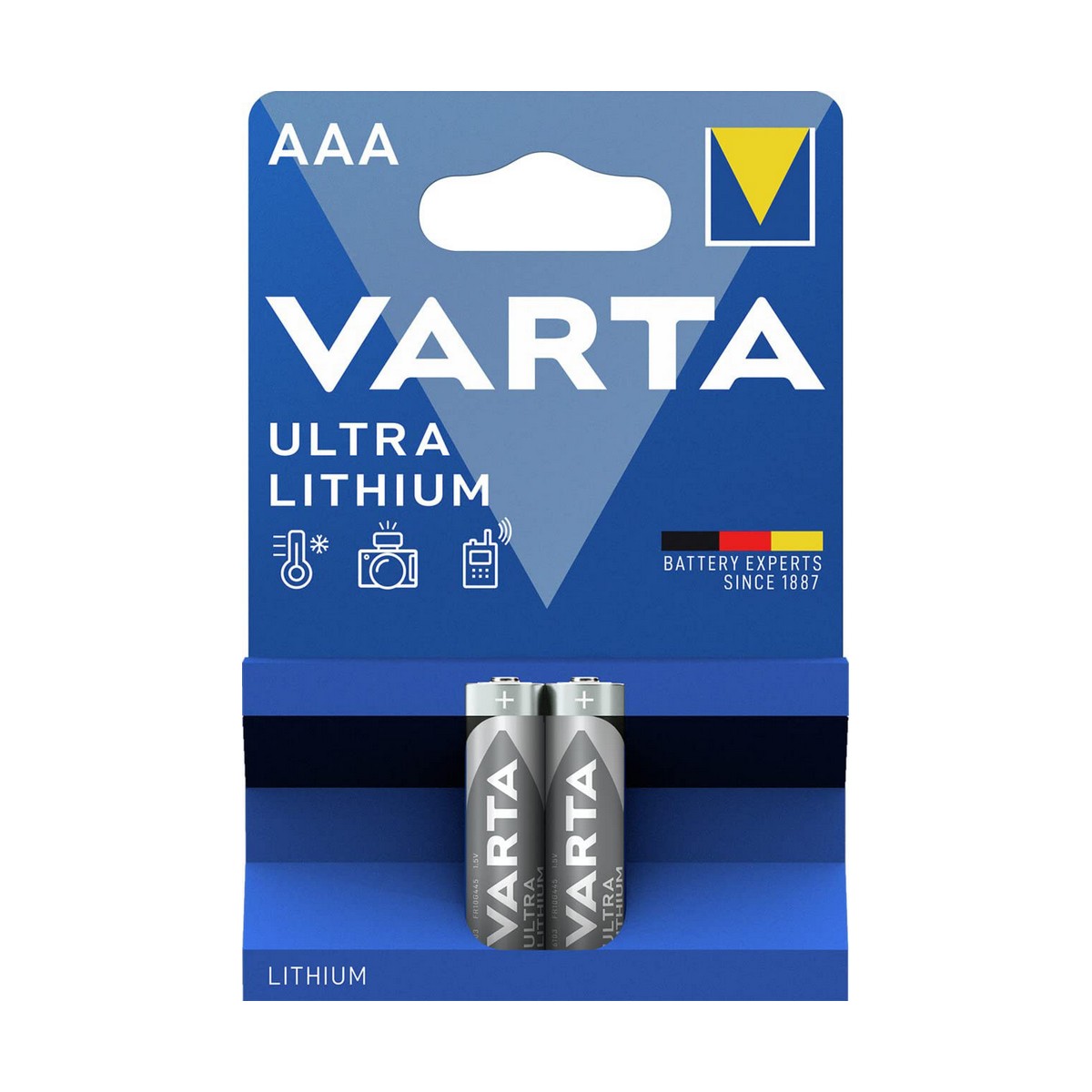 Pilhas Varta Ultra Lithium 1,5 V (2 Unidades)